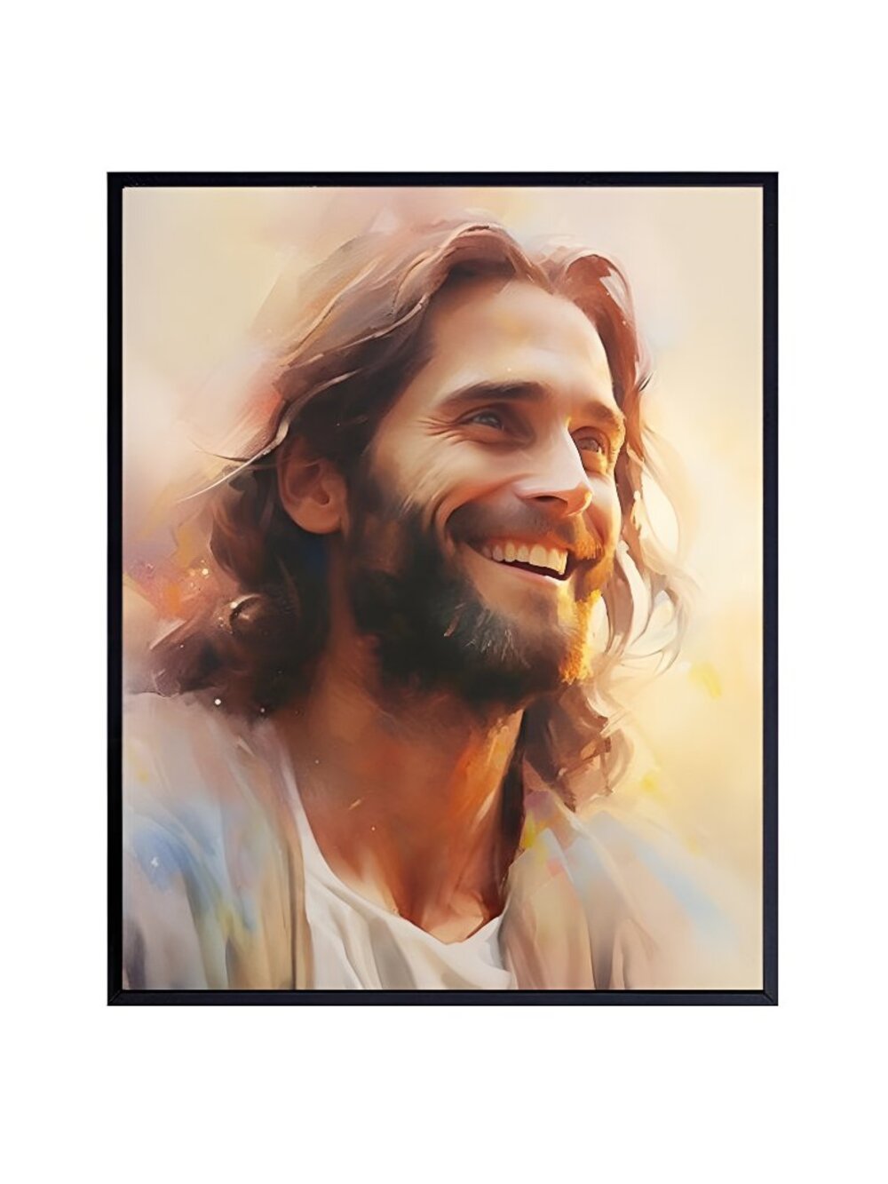 Jesus Christ - Jesus Loves Me, Jesus Wall Decor - Religious Wall Decor